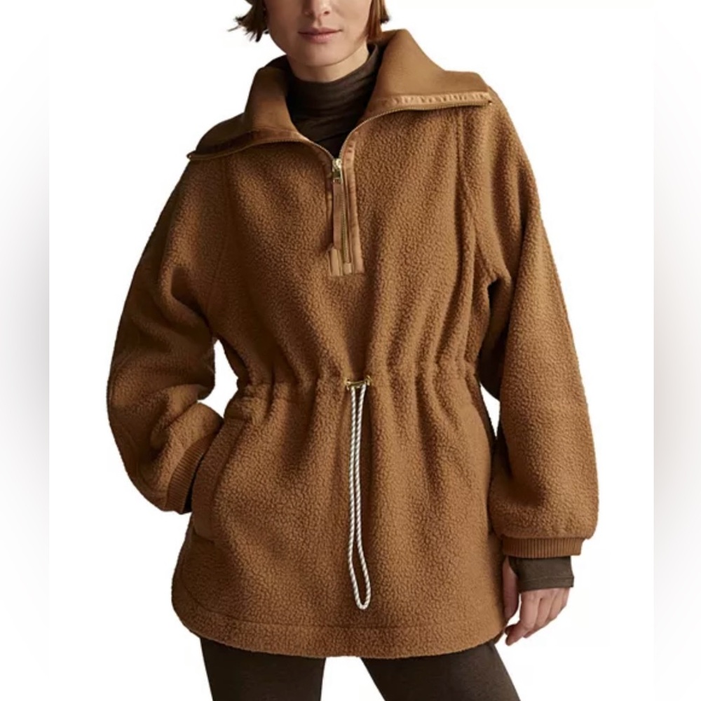 Varley Parnel Half Zip Fleece - Large Golden Bronze